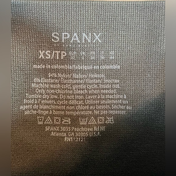 Spanx full length leggings women’s size XS green camo - Picture 2 of 3